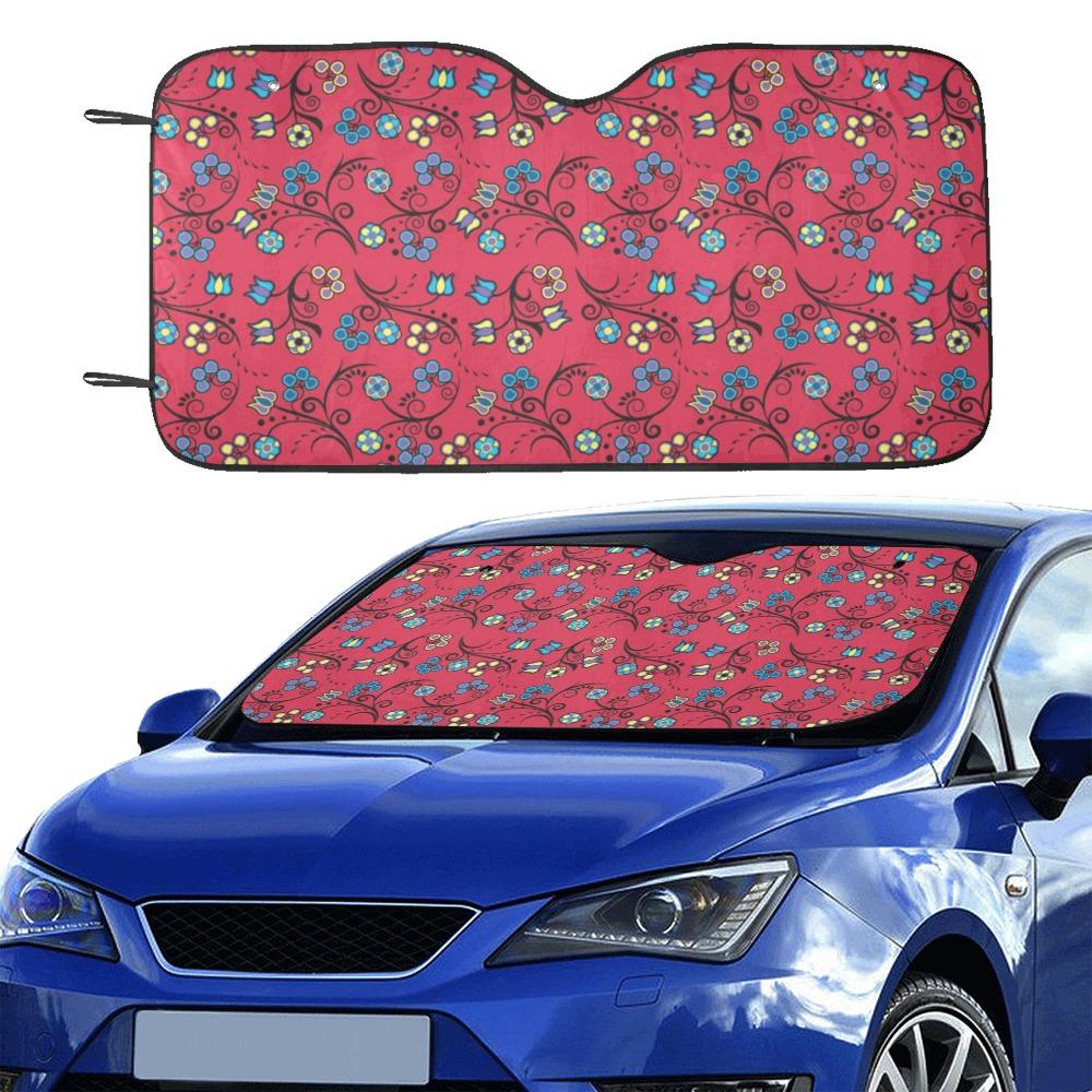 Blue Trio Cardinal Car Sun Shade 55"x30" Car Sun Shade e-joyer