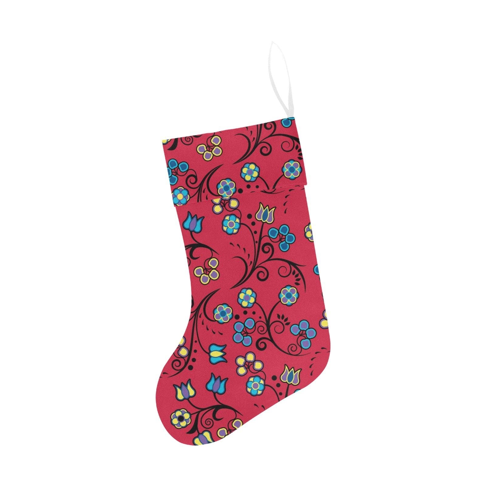 Blue Trio Cardinal Christmas Stocking holiday stocking e-joyer