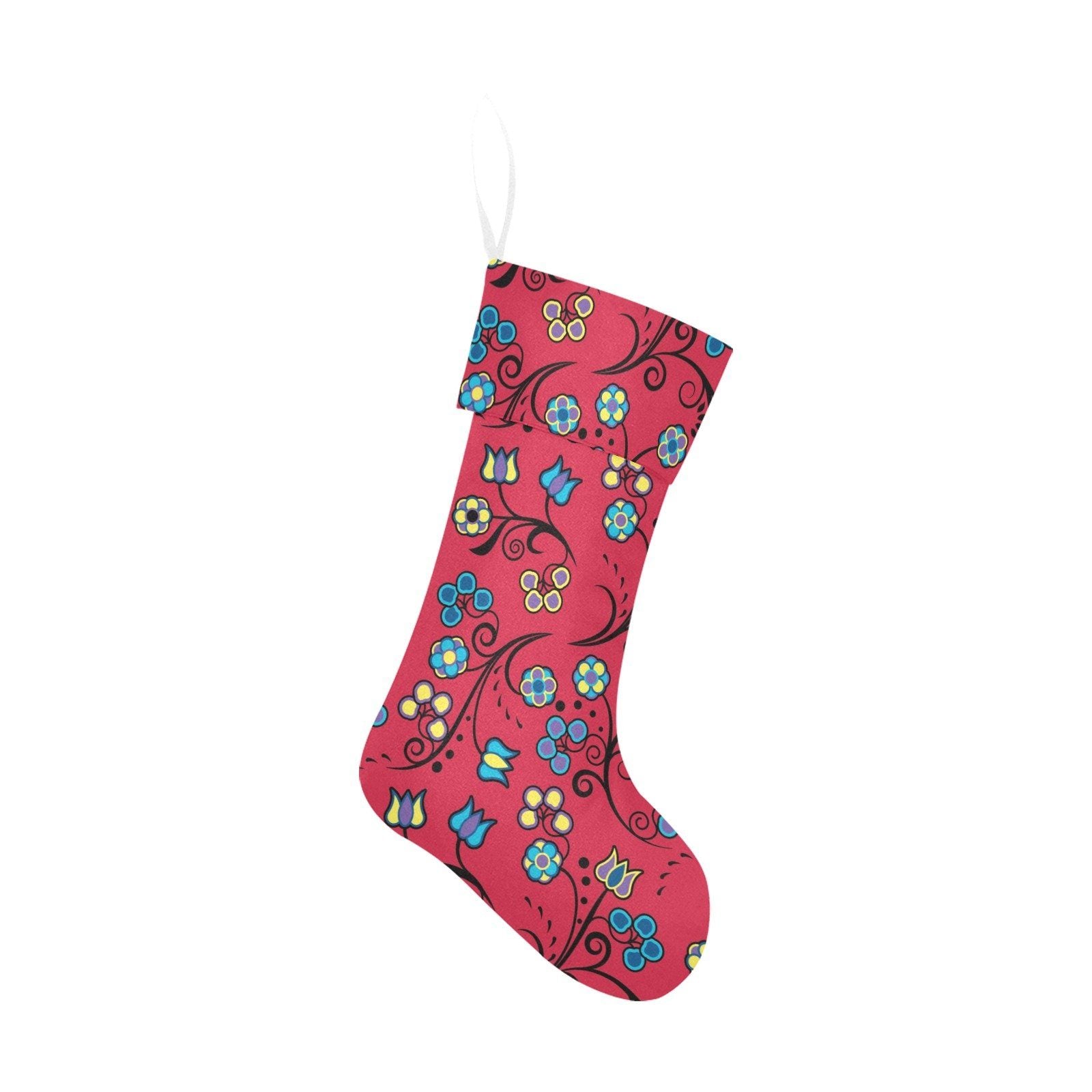 Blue Trio Cardinal Christmas Stocking holiday stocking e-joyer