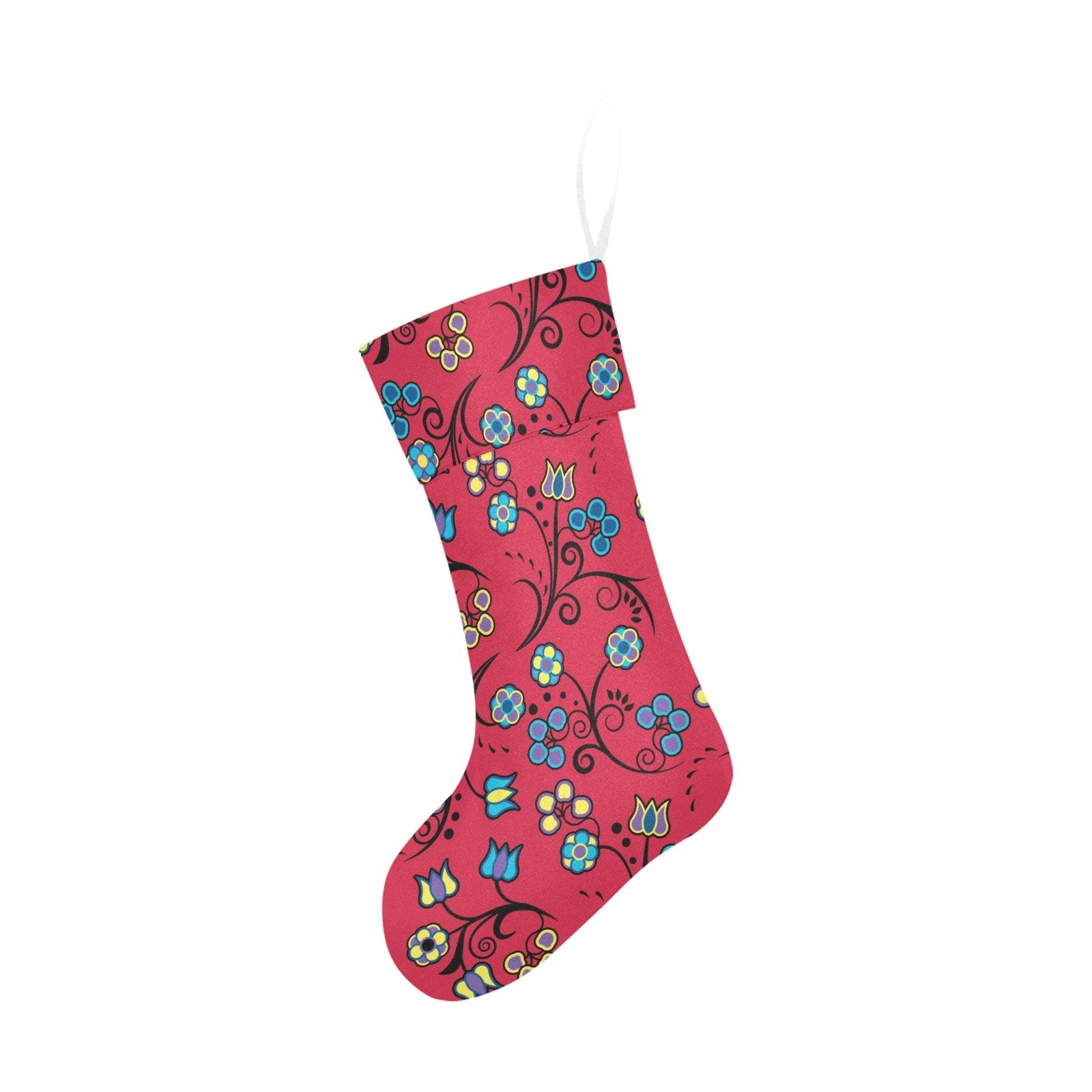 Blue Trio Cardinal Christmas Stocking holiday stocking e-joyer