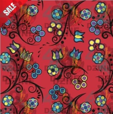 Blue Trio Cardinal Cotton Poplin Fabric By the Yard Fabric NBprintex