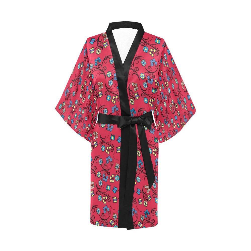 Blue Trio Cardinal Kimono Robe Artsadd 