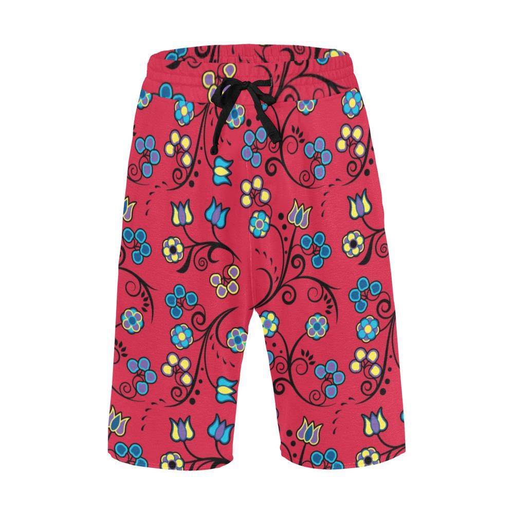Blue Trio Cardinal Men's All Over Print Casual Shorts (Model L23) short e-joyer
