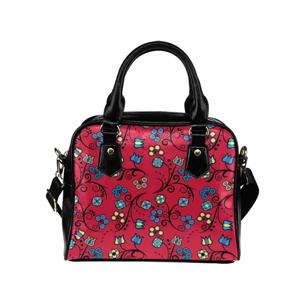 Blue Trio Cardinal Shoulder Handbag (Model 1634) bag e-joyer