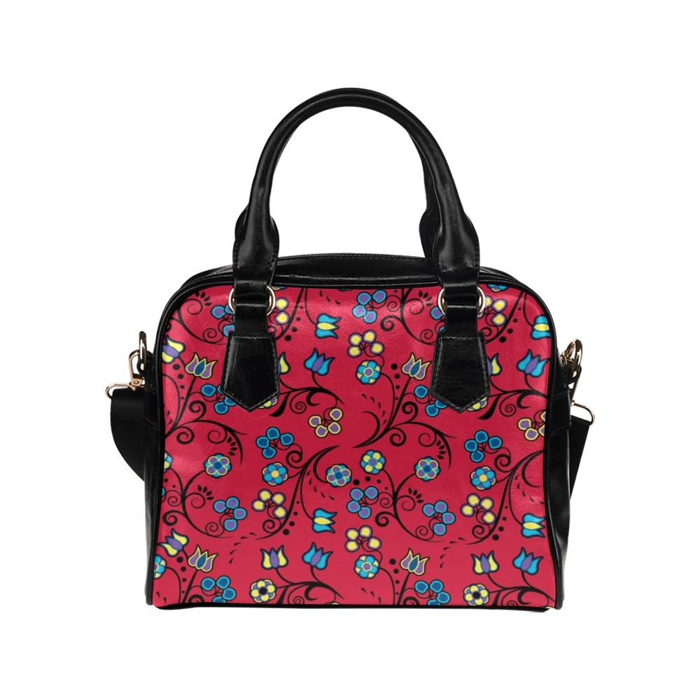 Blue Trio Cardinal Shoulder Handbag (Model 1634) bag e-joyer