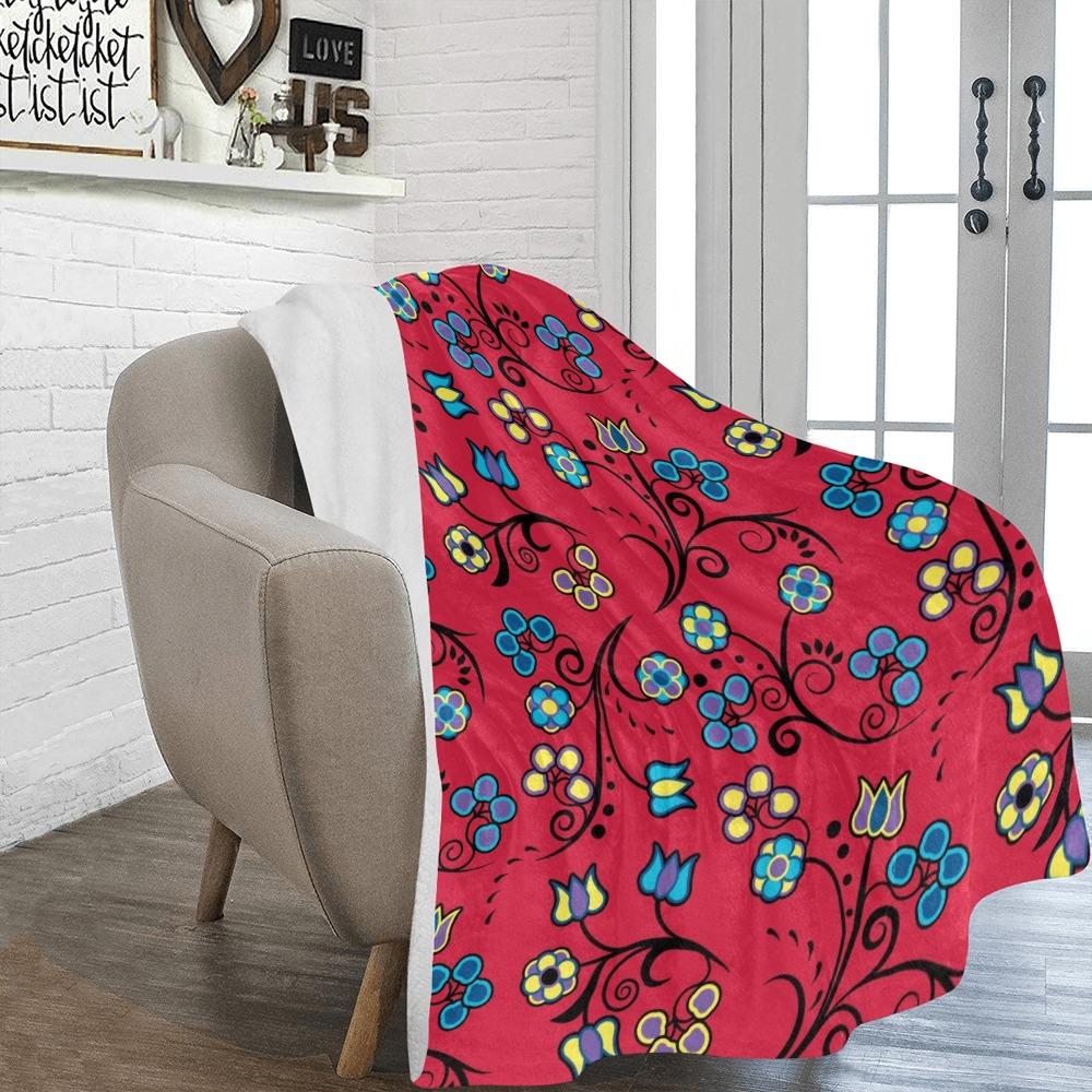 Blue Trio Cardinal Ultra-Soft Micro Fleece Blanket 60"x80" blanket e-joyer 