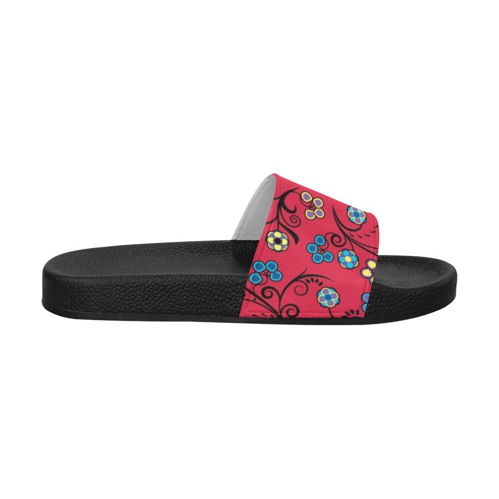 Blue Trio Cardinal Women's Slide Sandals (Model 057) Women's Slide Sandals (057) e-joyer