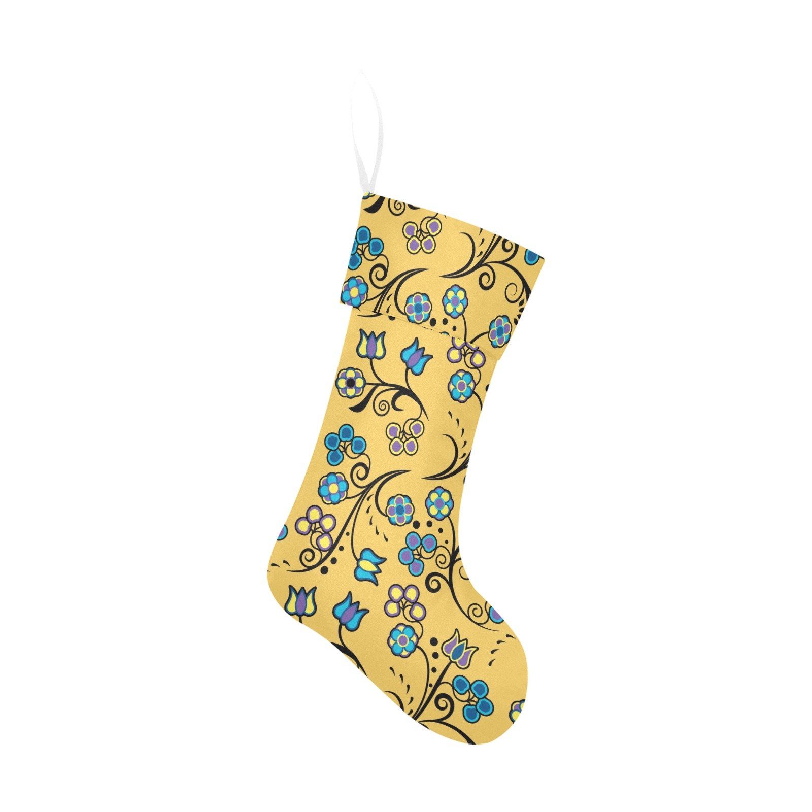 Blue Trio Tuscan Christmas Stocking holiday stocking e-joyer