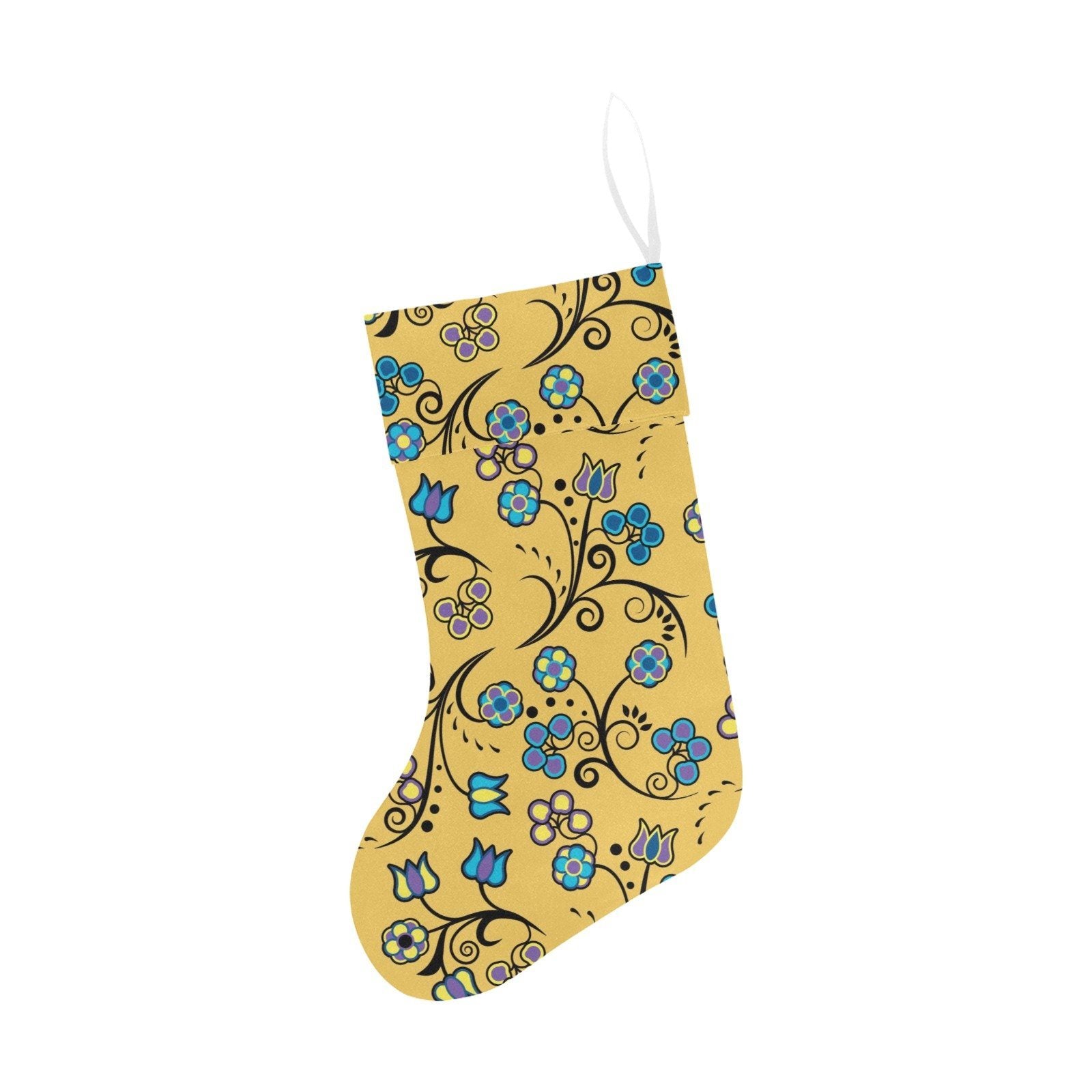 Blue Trio Tuscan Christmas Stocking holiday stocking e-joyer