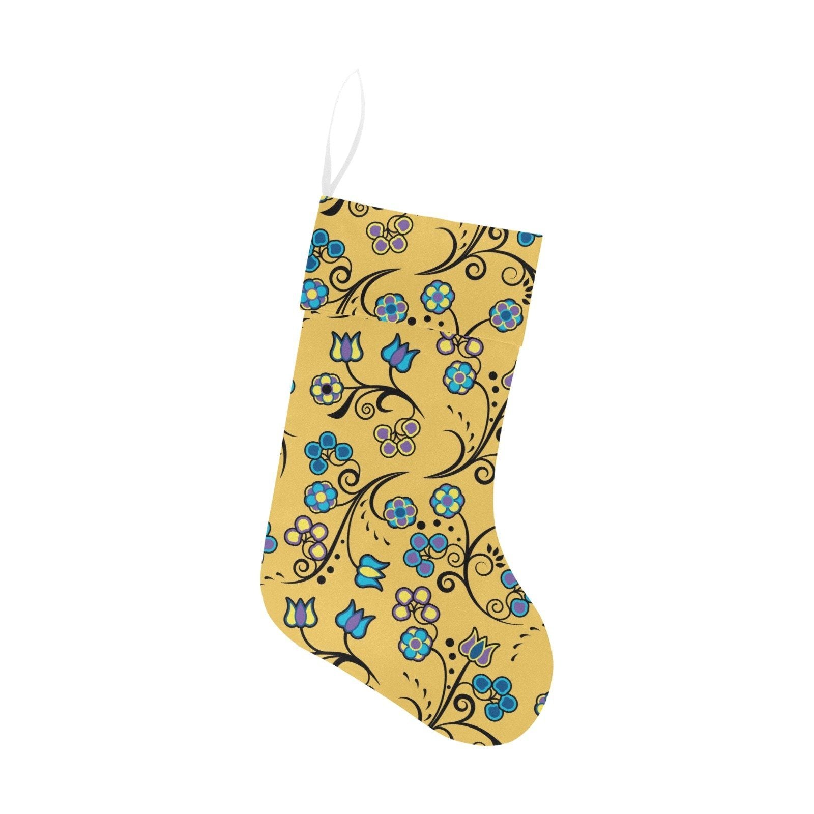 Blue Trio Tuscan Christmas Stocking holiday stocking e-joyer
