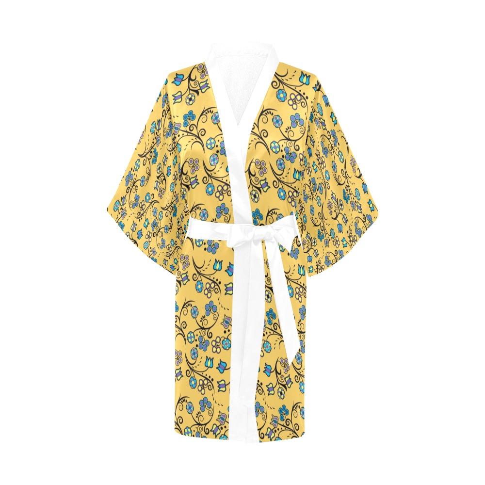 Blue Trio Tuscan Kimono Robe Artsadd