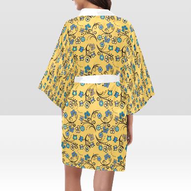 Blue Trio Tuscan Kimono Robe Artsadd