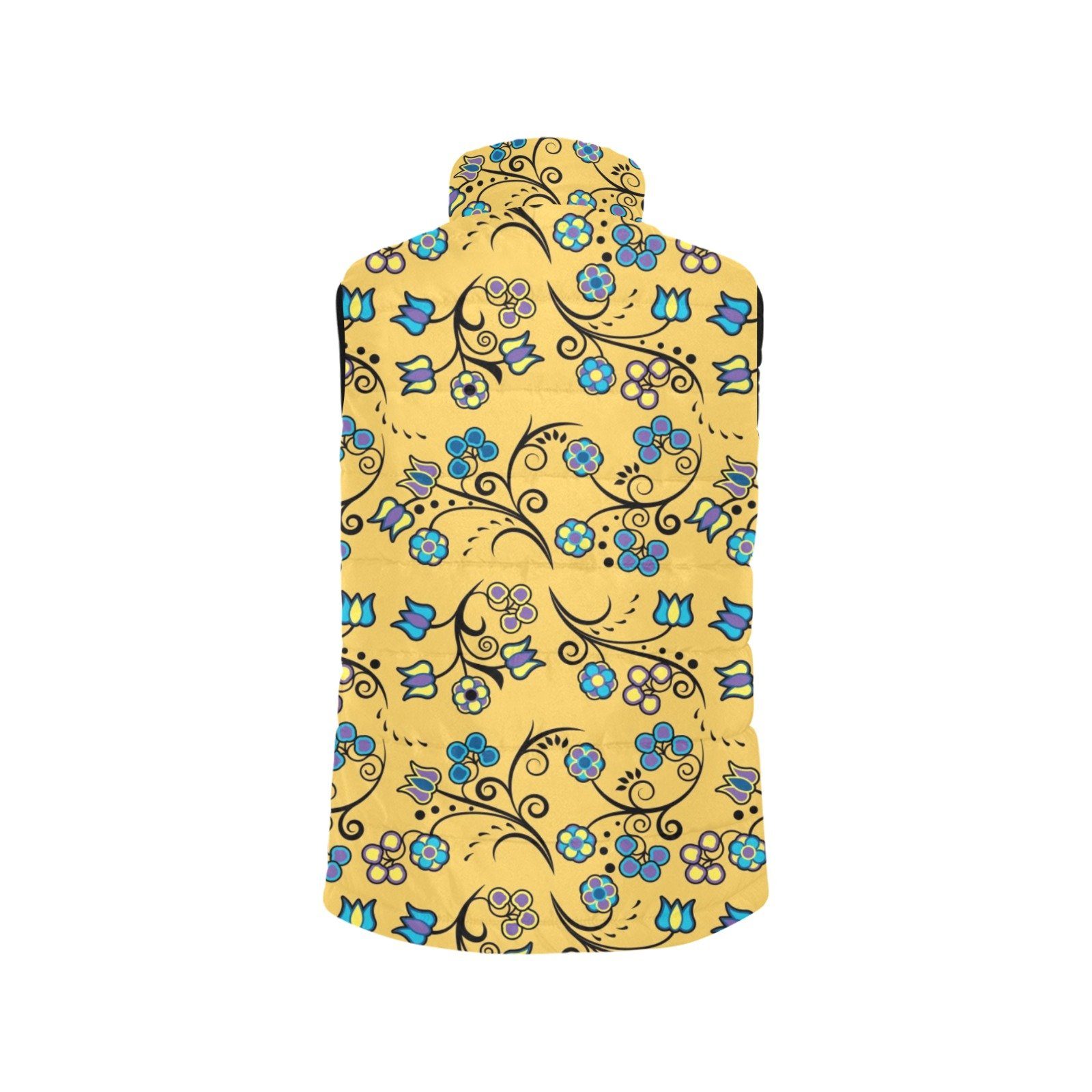 Blue Trio Tuscan Men's Padded Vest Jacket (Model H44) Men's Padded Vest Jacket (H44) e-joyer