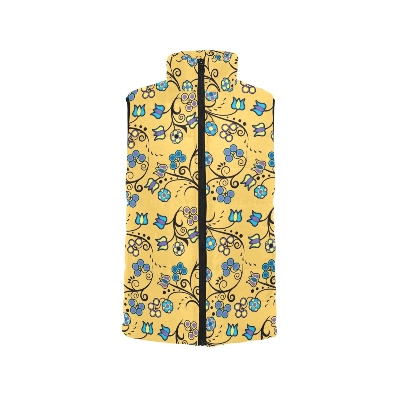 Blue Trio Tuscan Men's Padded Vest Jacket (Model H44) Men's Padded Vest Jacket (H44) e-joyer