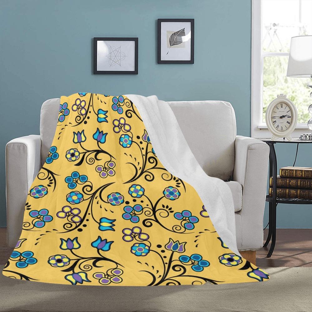 Blue Trio Tuscan Ultra-Soft Micro Fleece Blanket 60"x80" blanket e-joyer