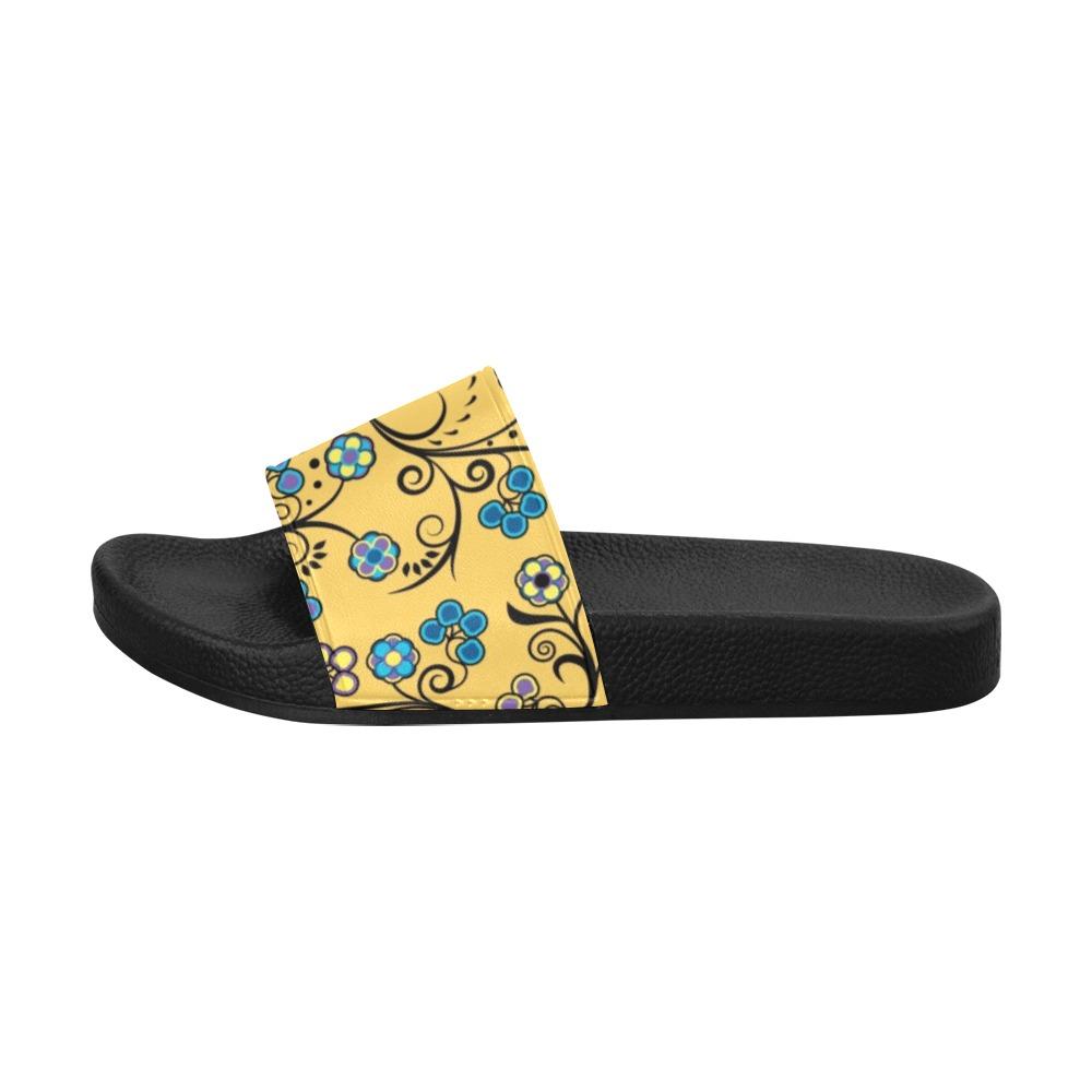 Blue Trio Tuscan Women's Slide Sandals (Model 057) Women's Slide Sandals (057) e-joyer
