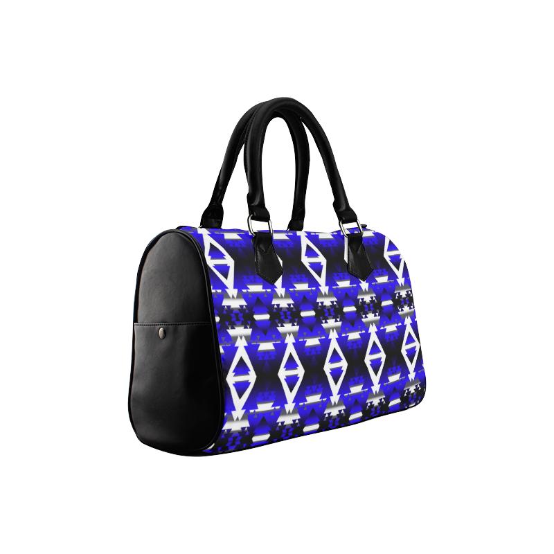 Blue Winter Camp Boston Handbag (Model 1621) Boston Handbags (1621) e-joyer