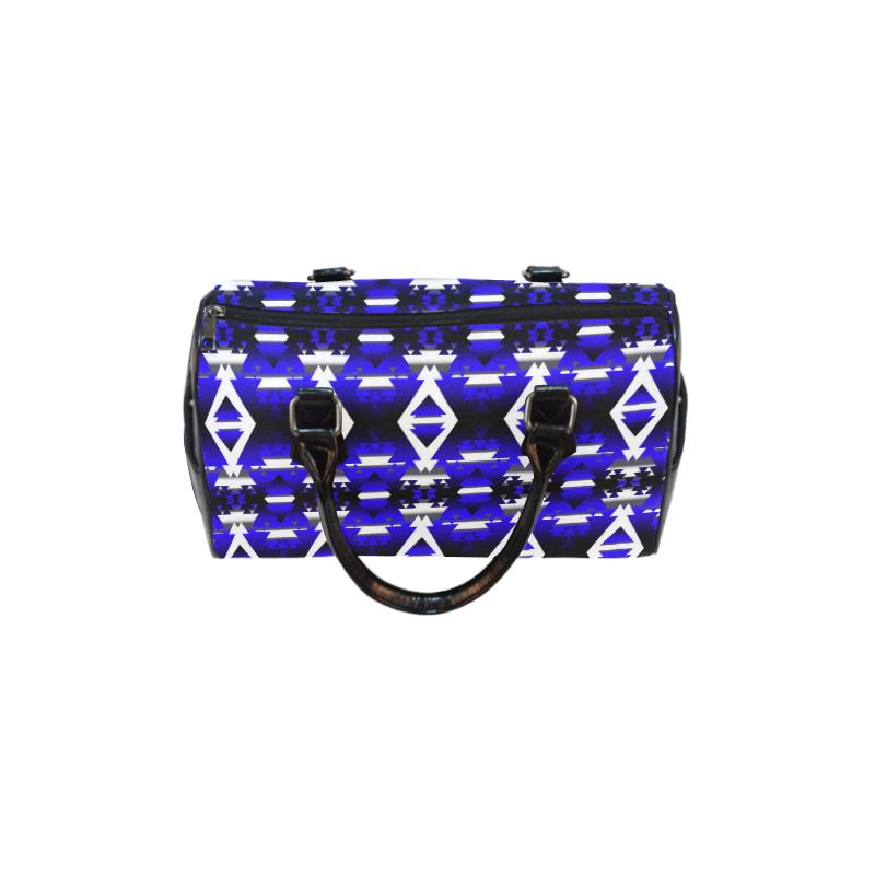 Blue Winter Camp Boston Handbag (Model 1621) Boston Handbags (1621) e-joyer