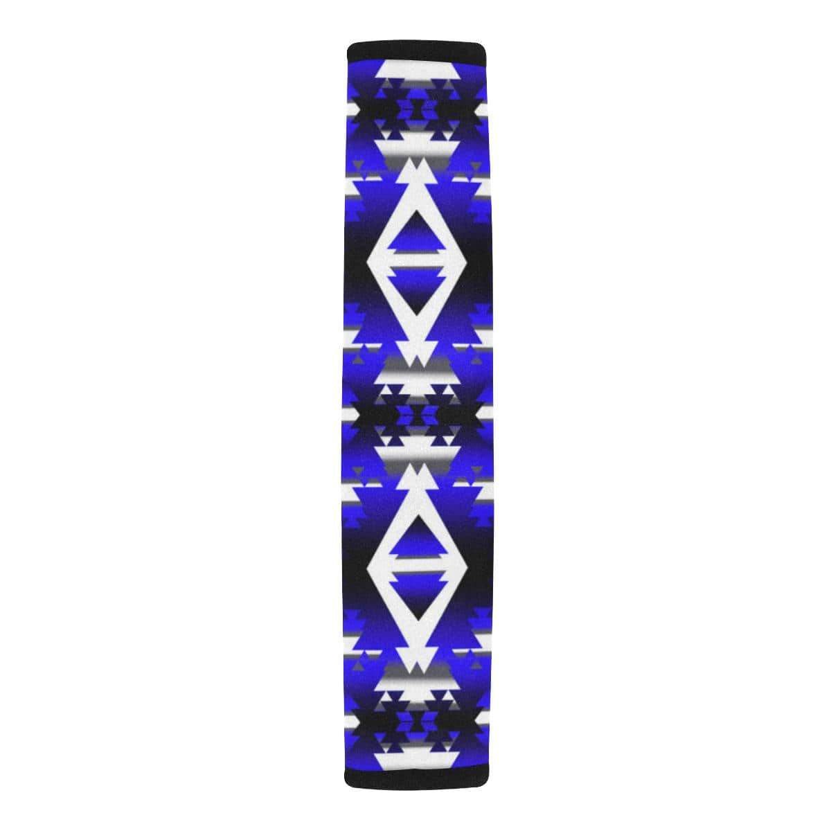 Blue Winter Camp Car Seat Belt Cover 7''x12.6'' Car Seat Belt Cover 7''x12.6'' e-joyer