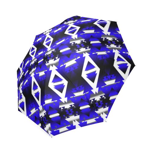 Blue Winter Camp Foldable Umbrella Foldable Umbrella e-joyer