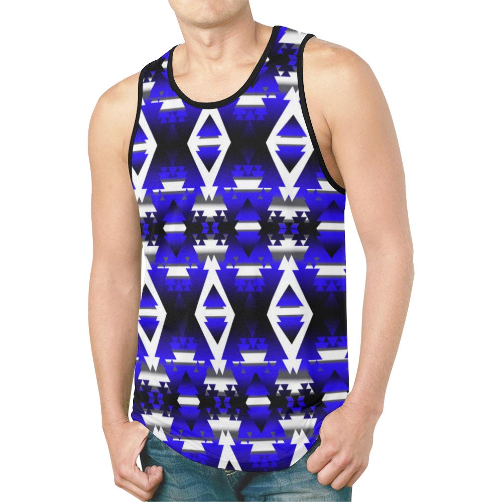 Blue Winter Camp New All Over Print Tank Top for Men (Model T46) New All Over Print Tank Top for Men (T46) e-joyer