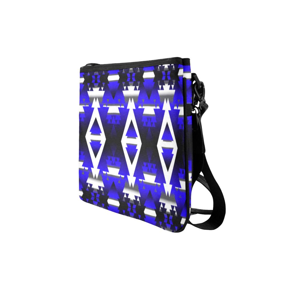 Blue Winter Camp Slim Clutch Bag (Model 1668) Slim Clutch Bags (1668) e-joyer