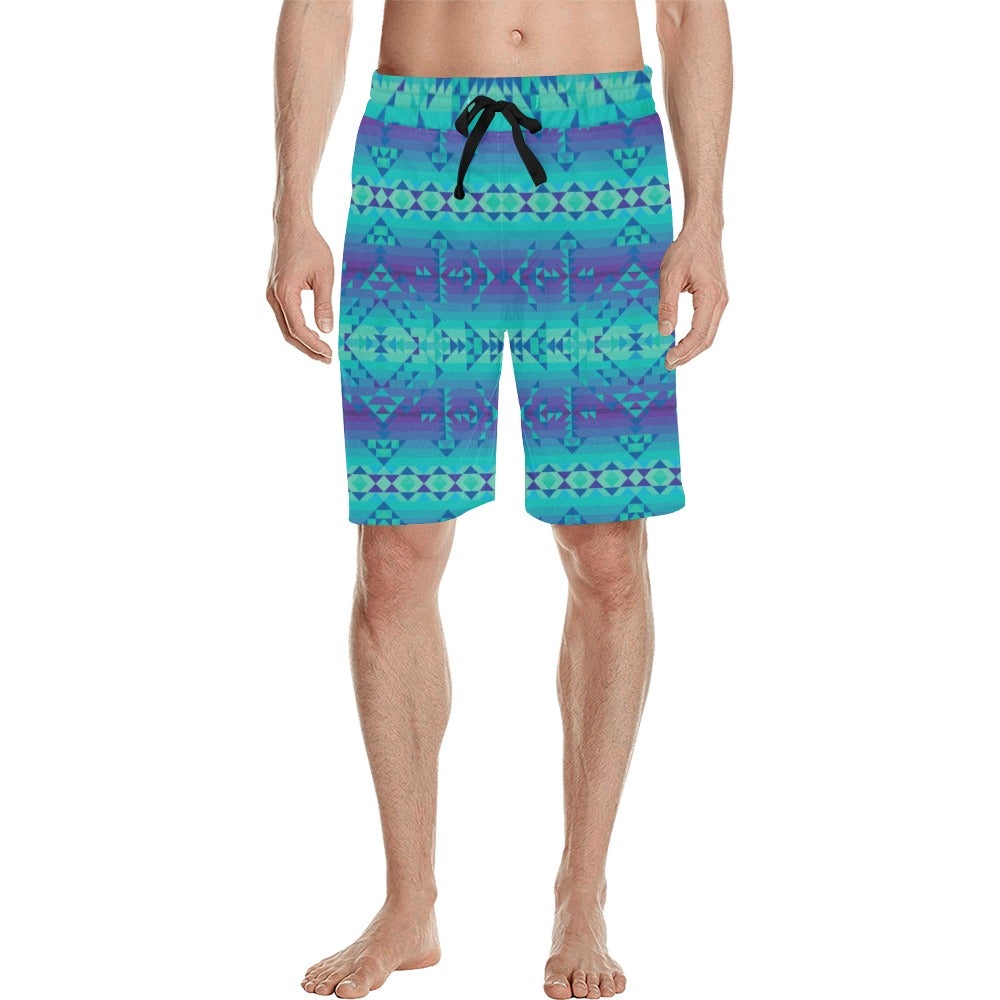 Borealis Men's All Over Print Casual Shorts (Model L23) short e-joyer