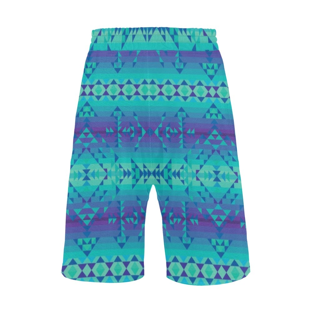 Borealis Men's All Over Print Casual Shorts (Model L23) short e-joyer
