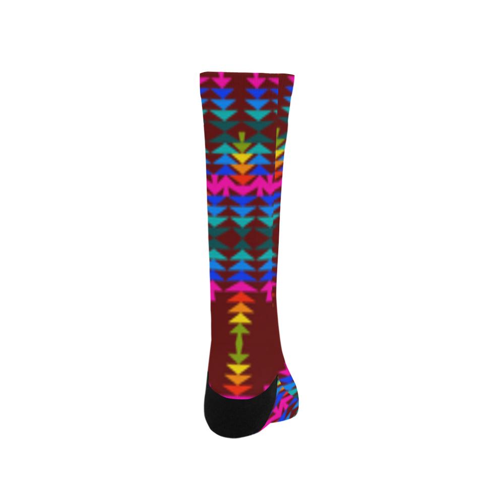 Brick Sierra Sage with Eagle Feather Trouser Socks Trouser Socks e-joyer