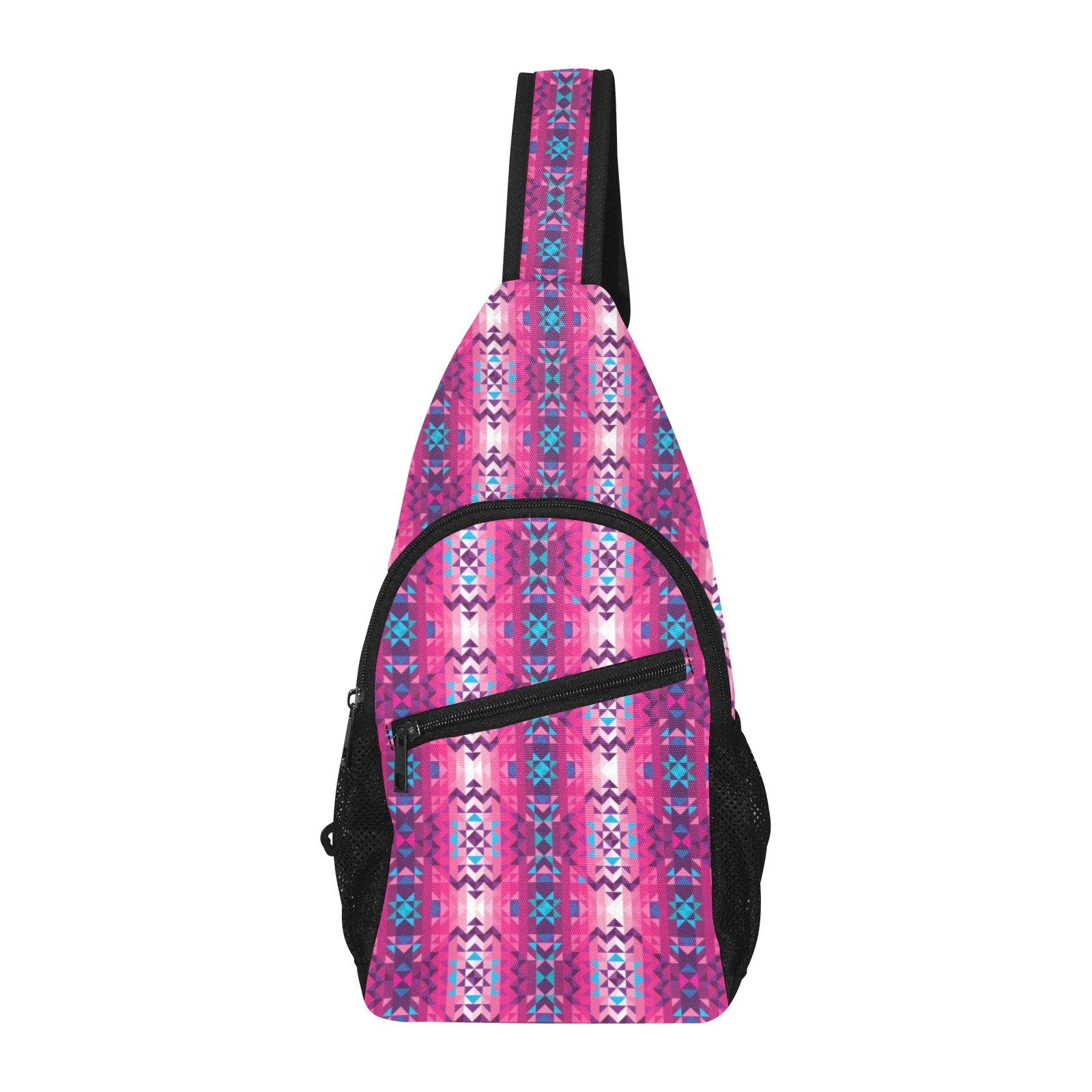 Bright Wave All Over Print Chest Bag (Model 1719) All Over Print Chest Bag (1719) e-joyer 