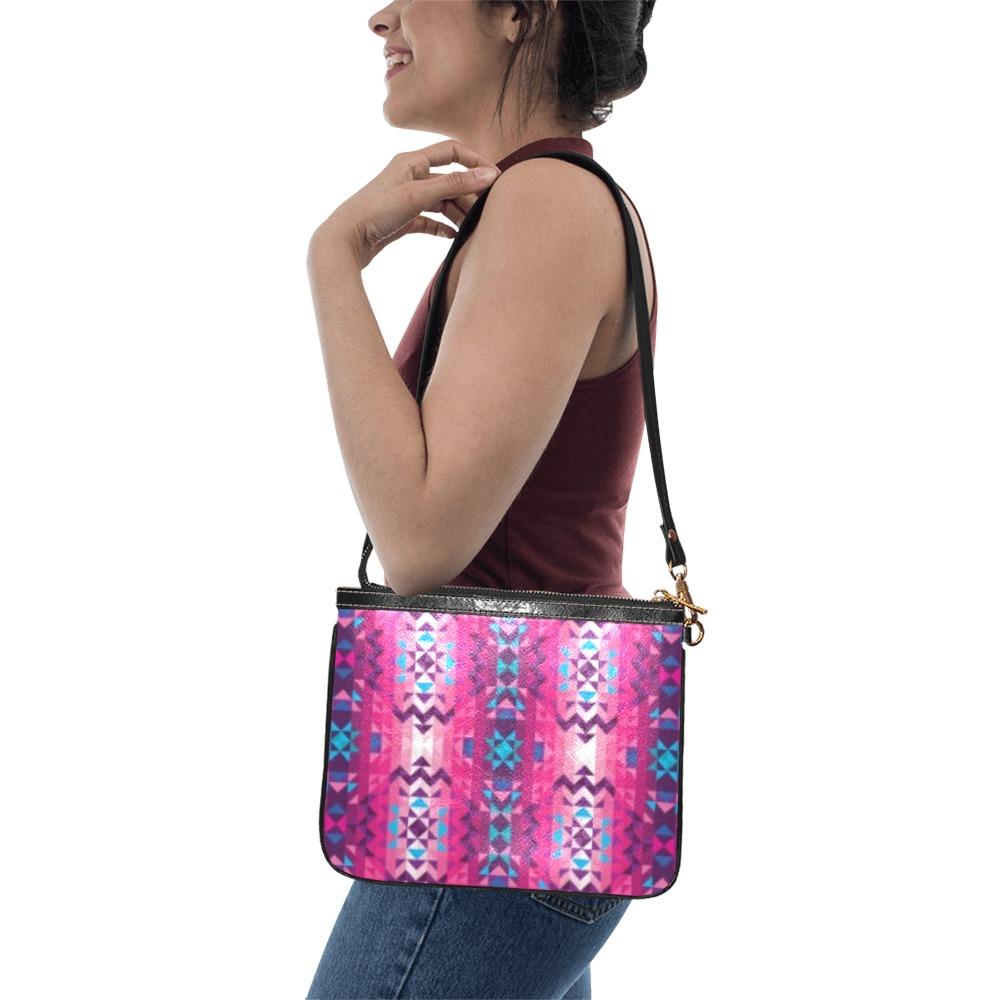 Bright Wave Small Shoulder Bag (Model 1710) Small Shoulder Bag (1710) e-joyer