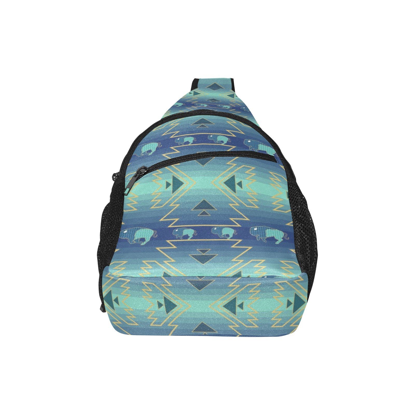 Buffalo Run All Over Print Chest Bag (Model 1719) All Over Print Chest Bag (1719) e-joyer
