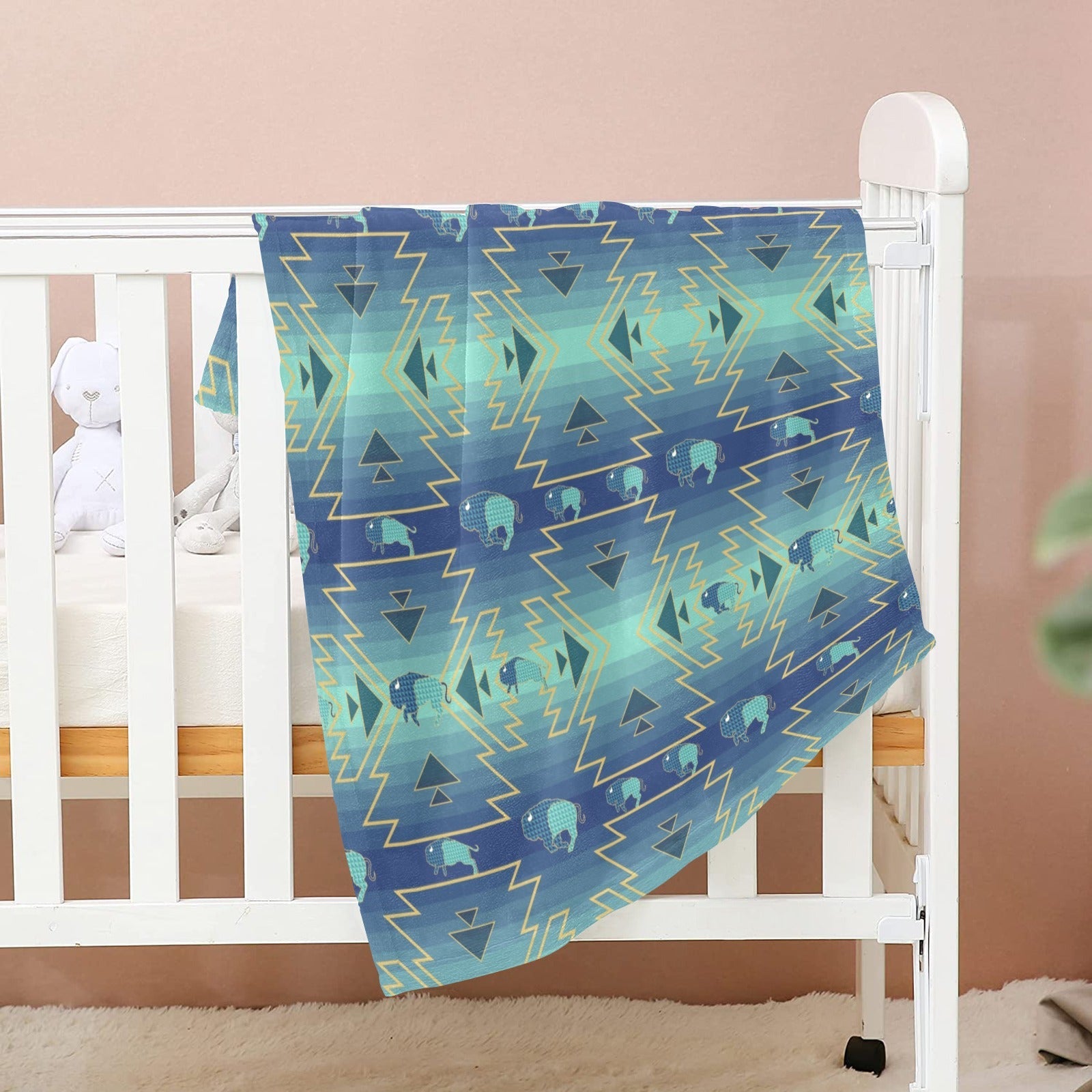 Buffalo Run Baby Blanket 30"x40" Baby Blanket 30"x40" e-joyer