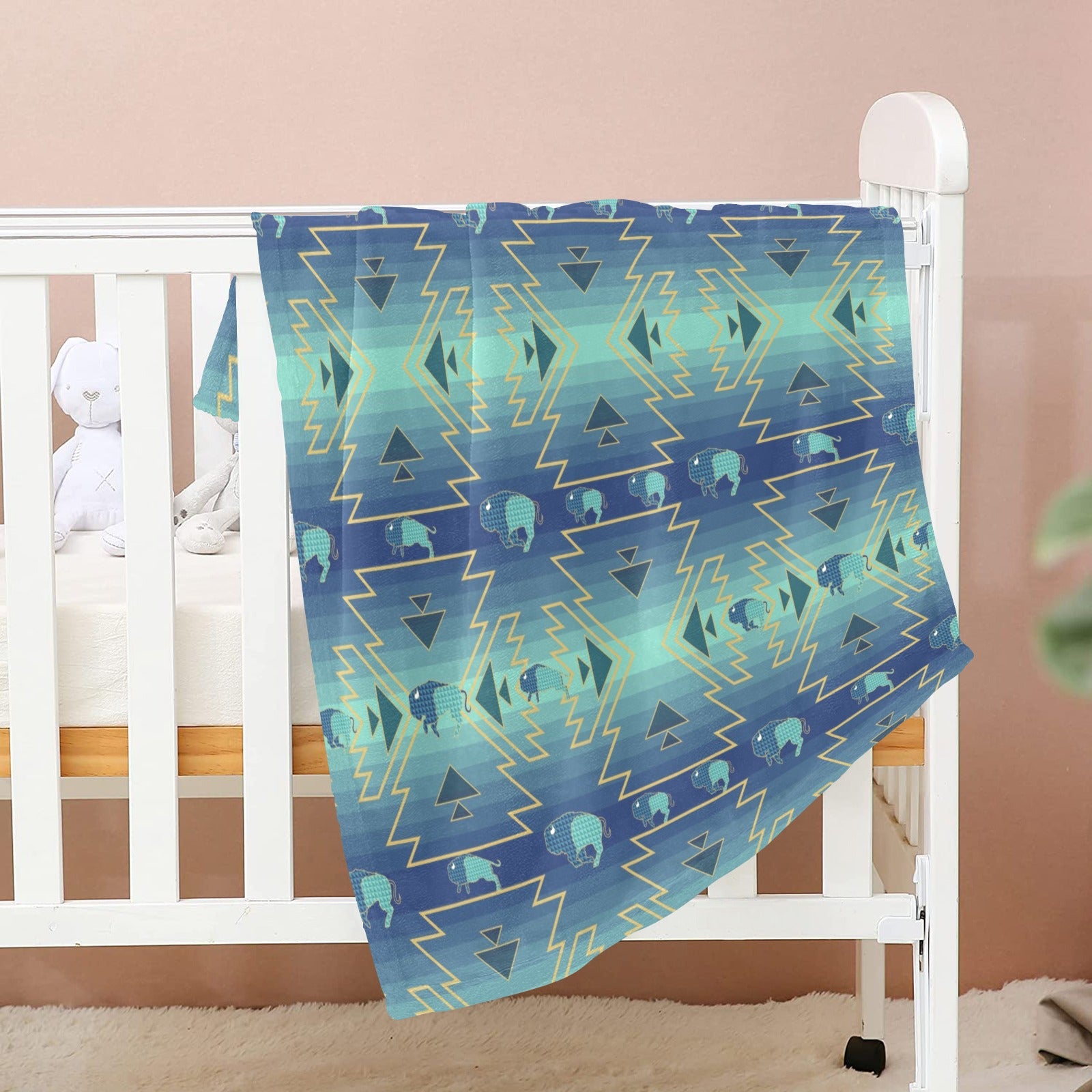 Buffalo Run Baby Blanket 40"x50" Baby Blanket 40"x50" e-joyer 