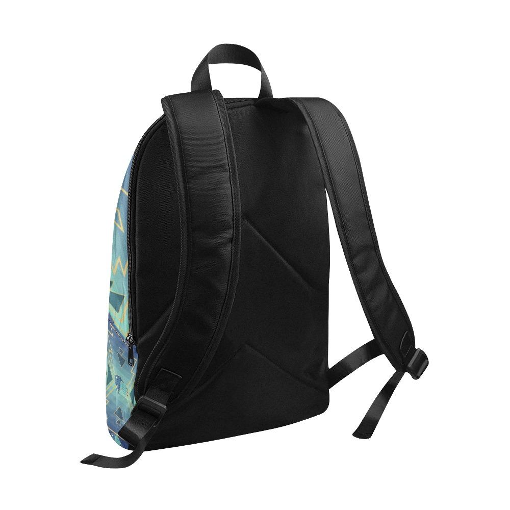 Buffalo Run Fabric Backpack for Adult (Model 1659) bag e-joyer