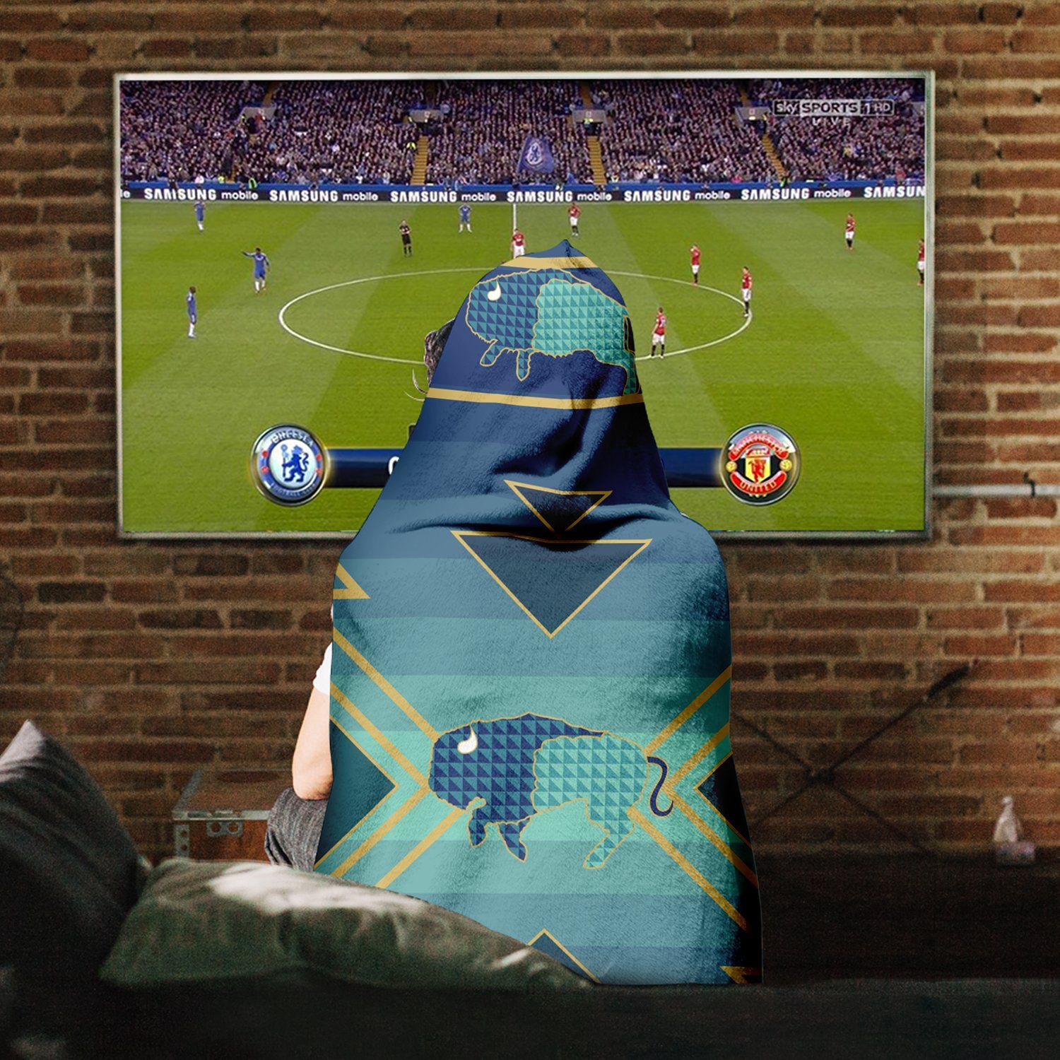 Buffalo Run Hooded Blanket blanket 49 Dzine