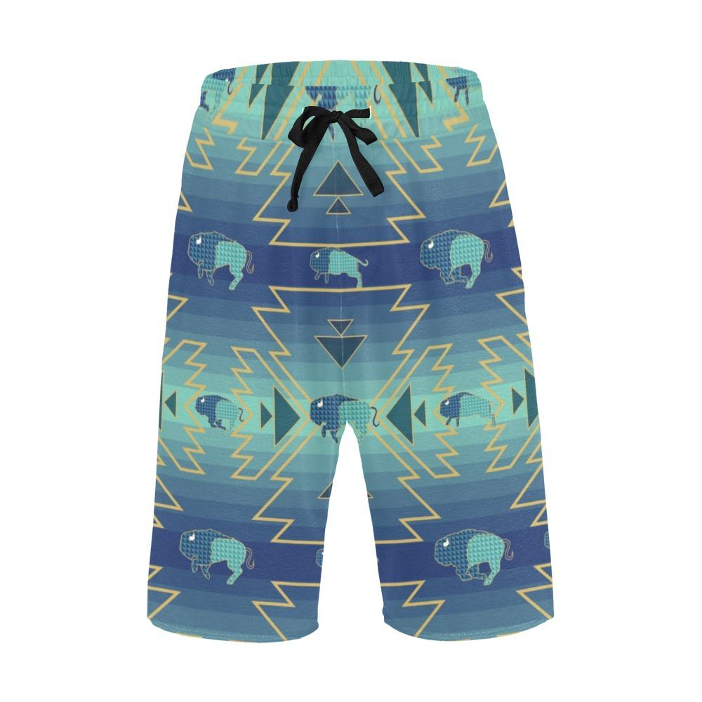 Buffalo Run Men's All Over Print Casual Shorts (Model L23) short e-joyer