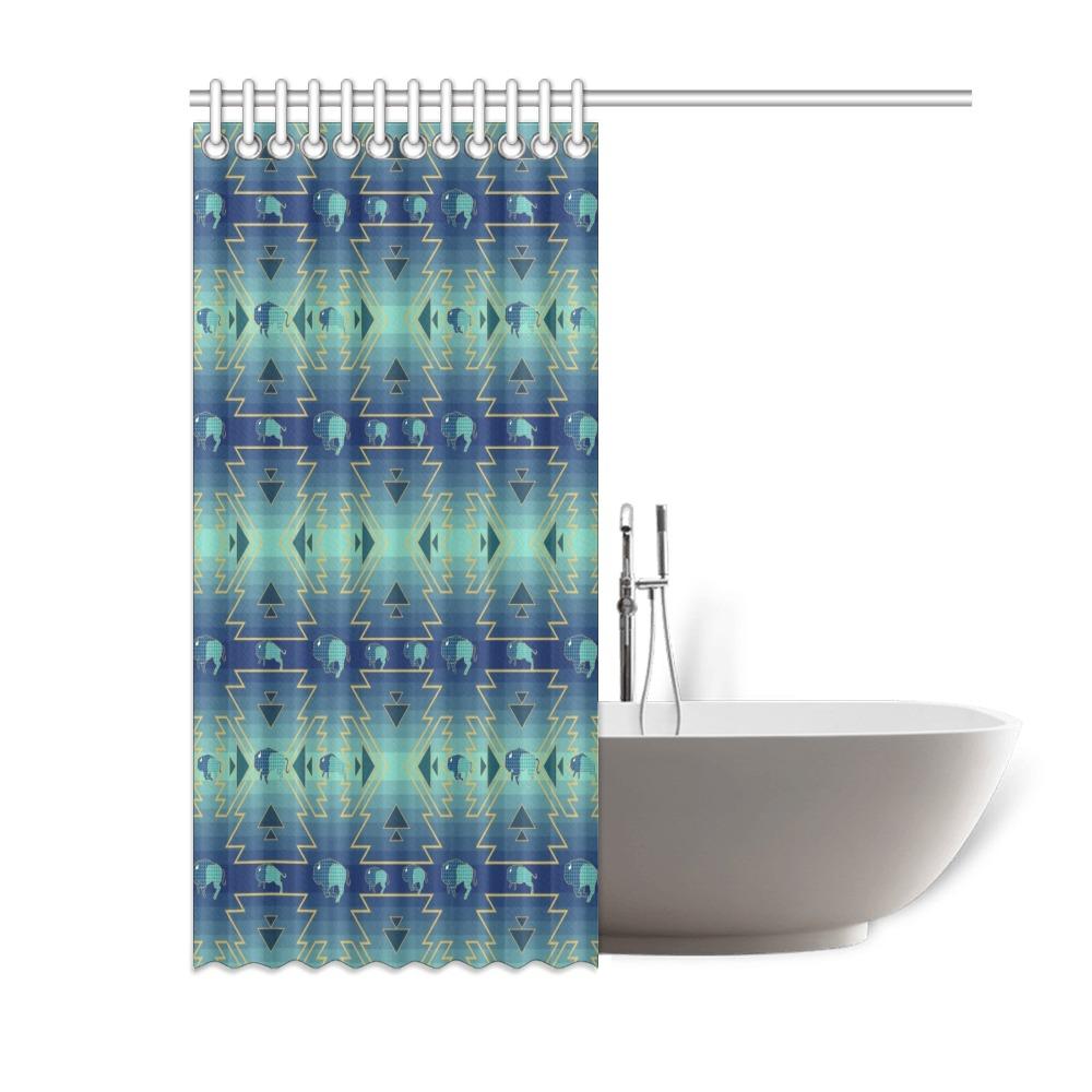 Buffalo Run Shower Curtain 60"x72" Shower Curtain 60"x72" e-joyer 