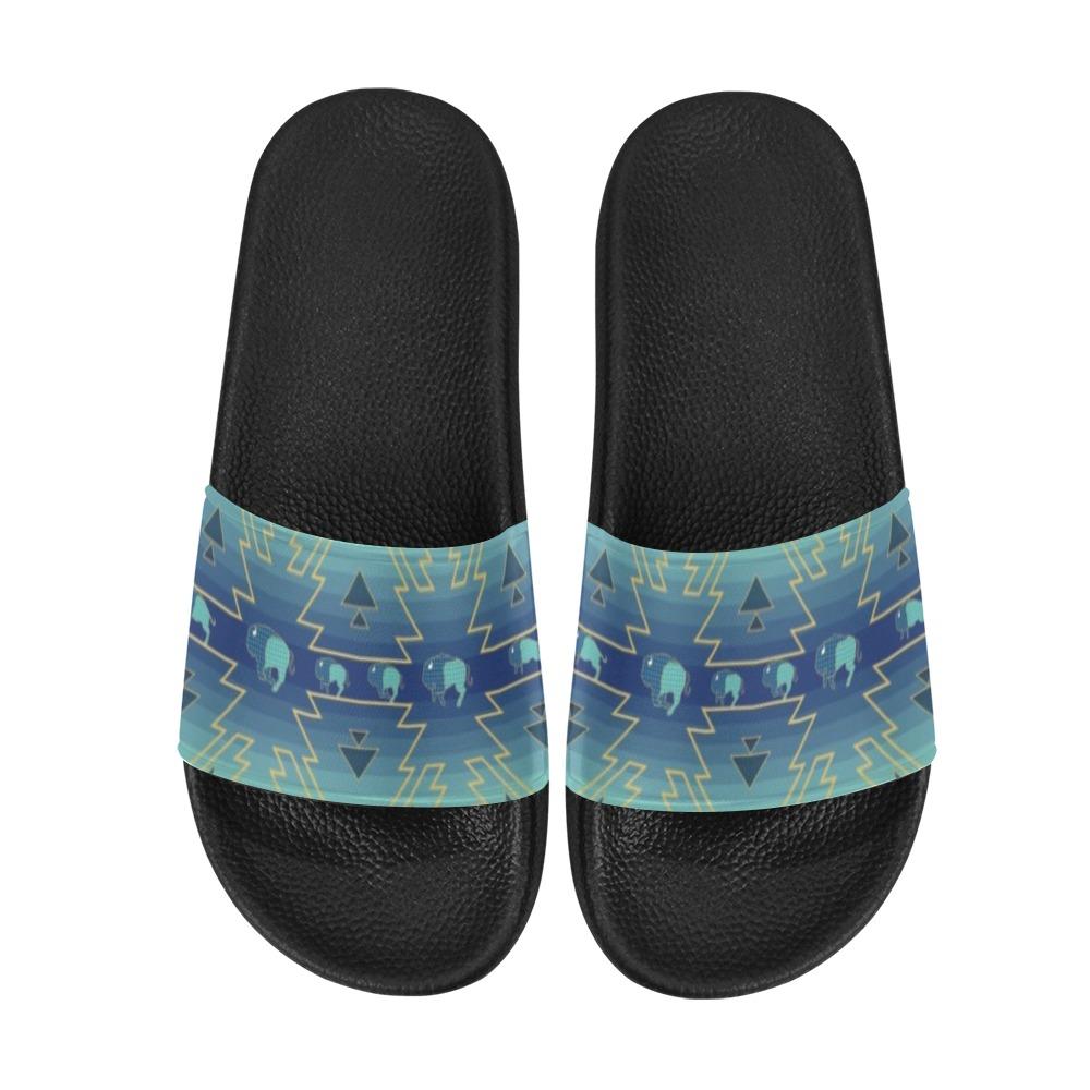 Buffalo Run Women's Slide Sandals (Model 057) Women's Slide Sandals (057) e-joyer
