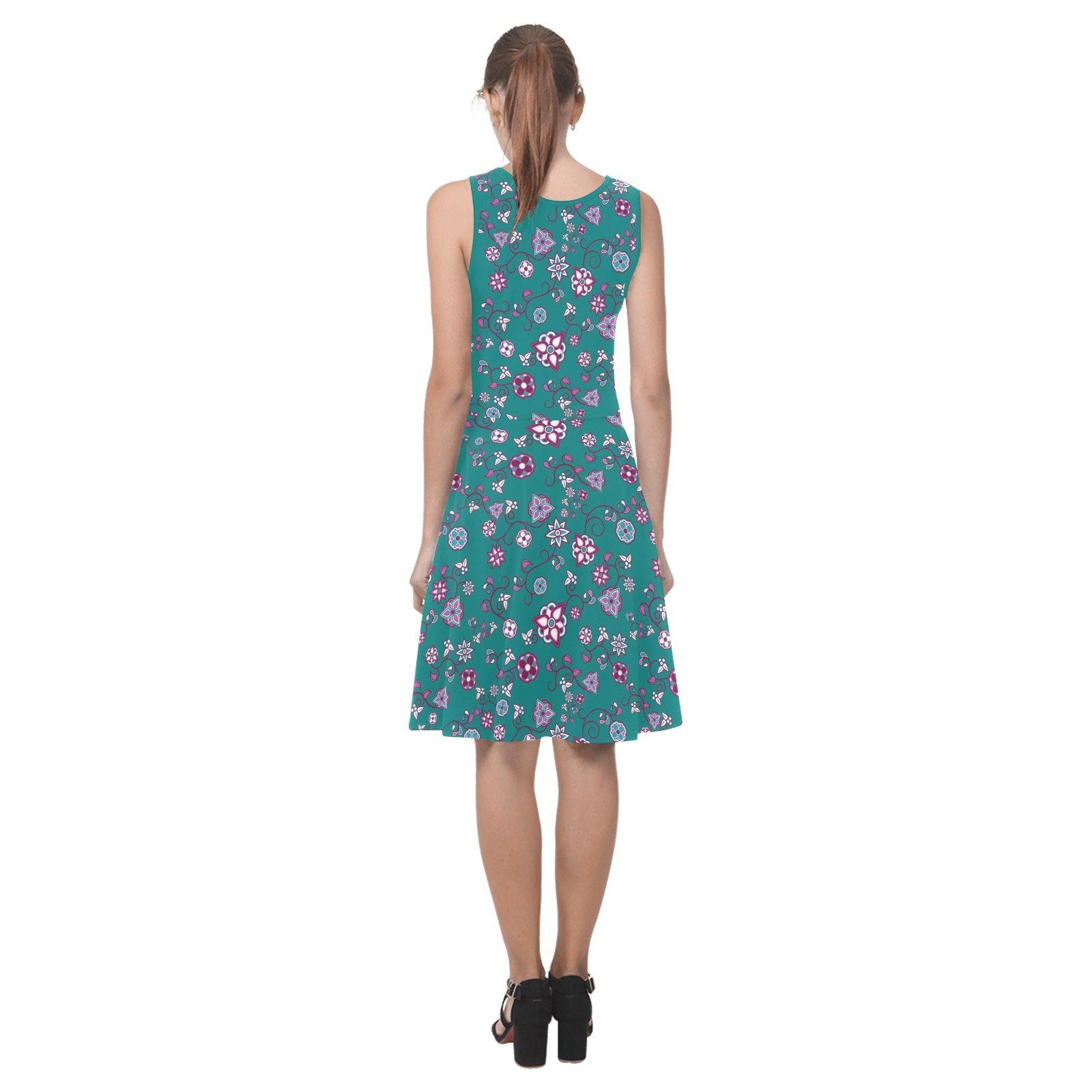 Burgundy Bloom Atalanta Sundress (Model D04) Atalanta Sundress (D04) e-joyer