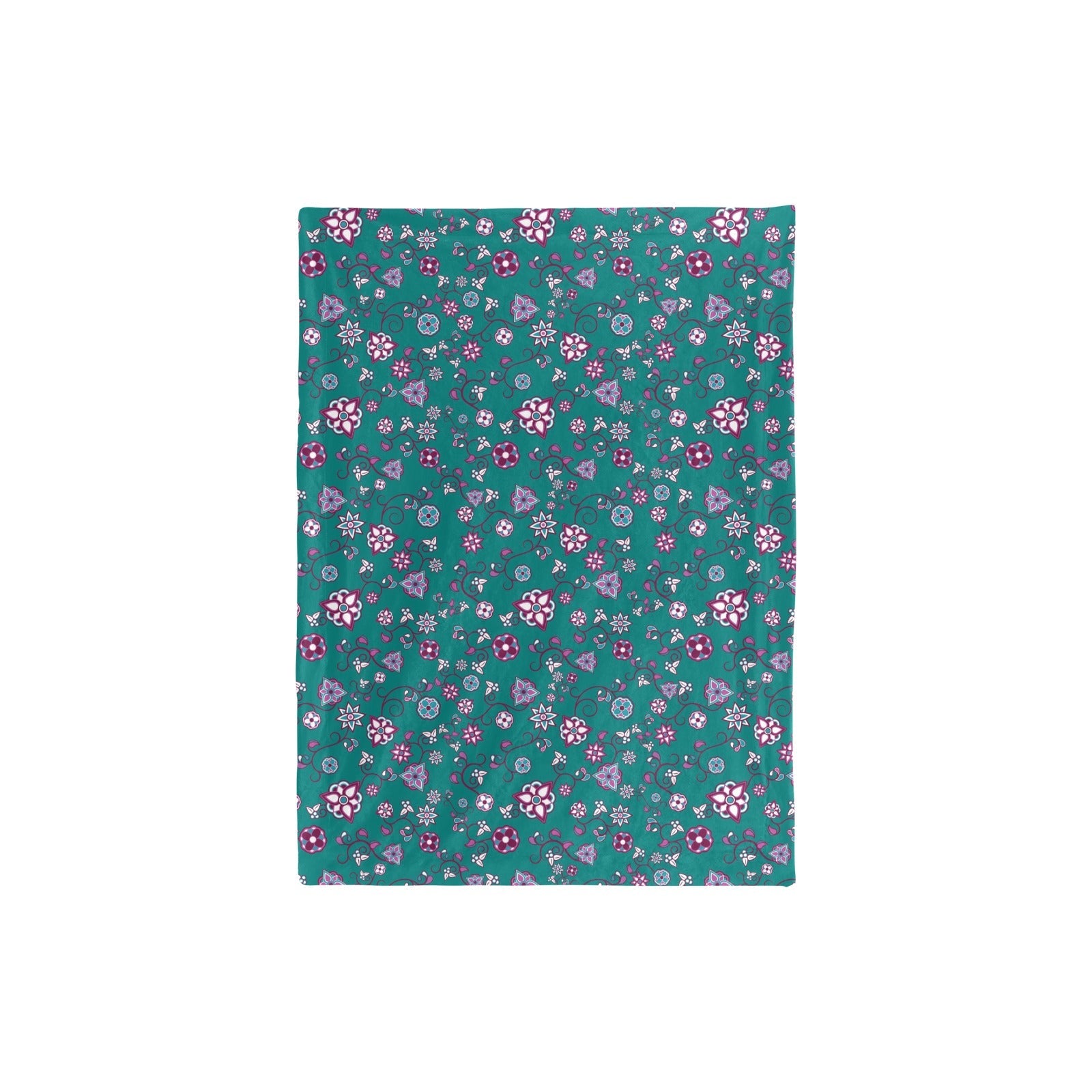 Burgundy Bloom Baby Blanket 30"x40" Baby Blanket 30"x40" e-joyer
