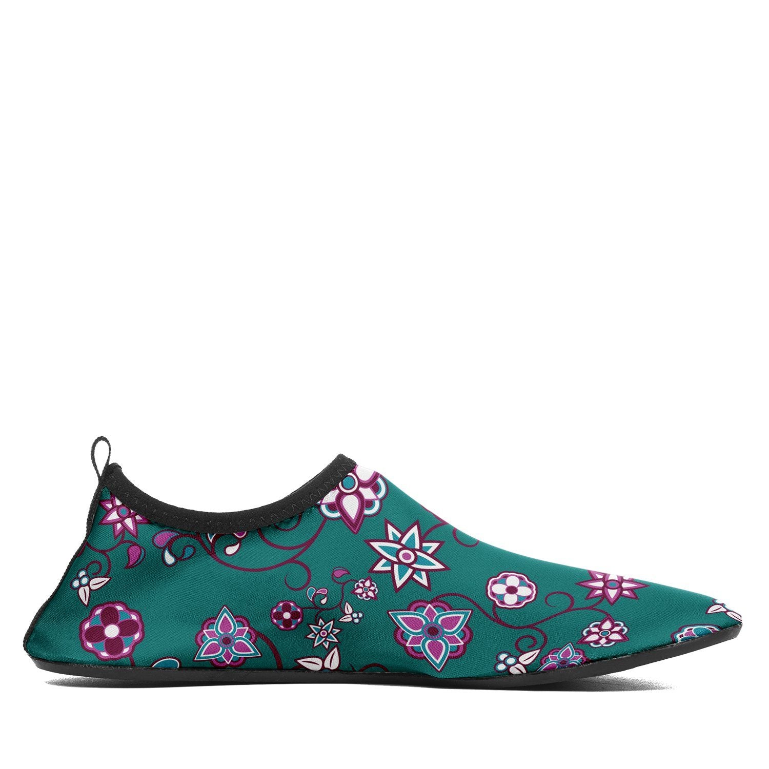 Burgundy Bloom Kid's Slip On Shoes Herman