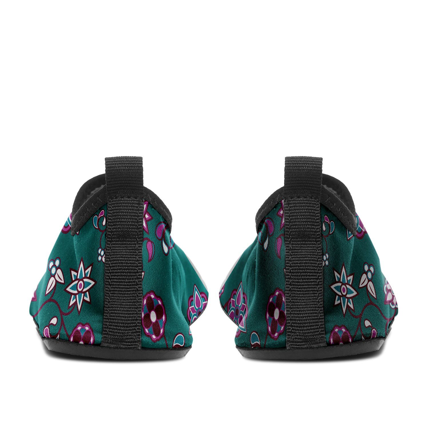 Burgundy Bloom Kid's Slip On Shoes Herman