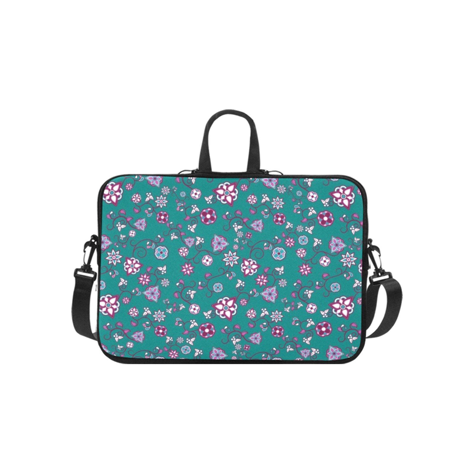Burgundy Bloom Laptop Handbags 11" bag e-joyer