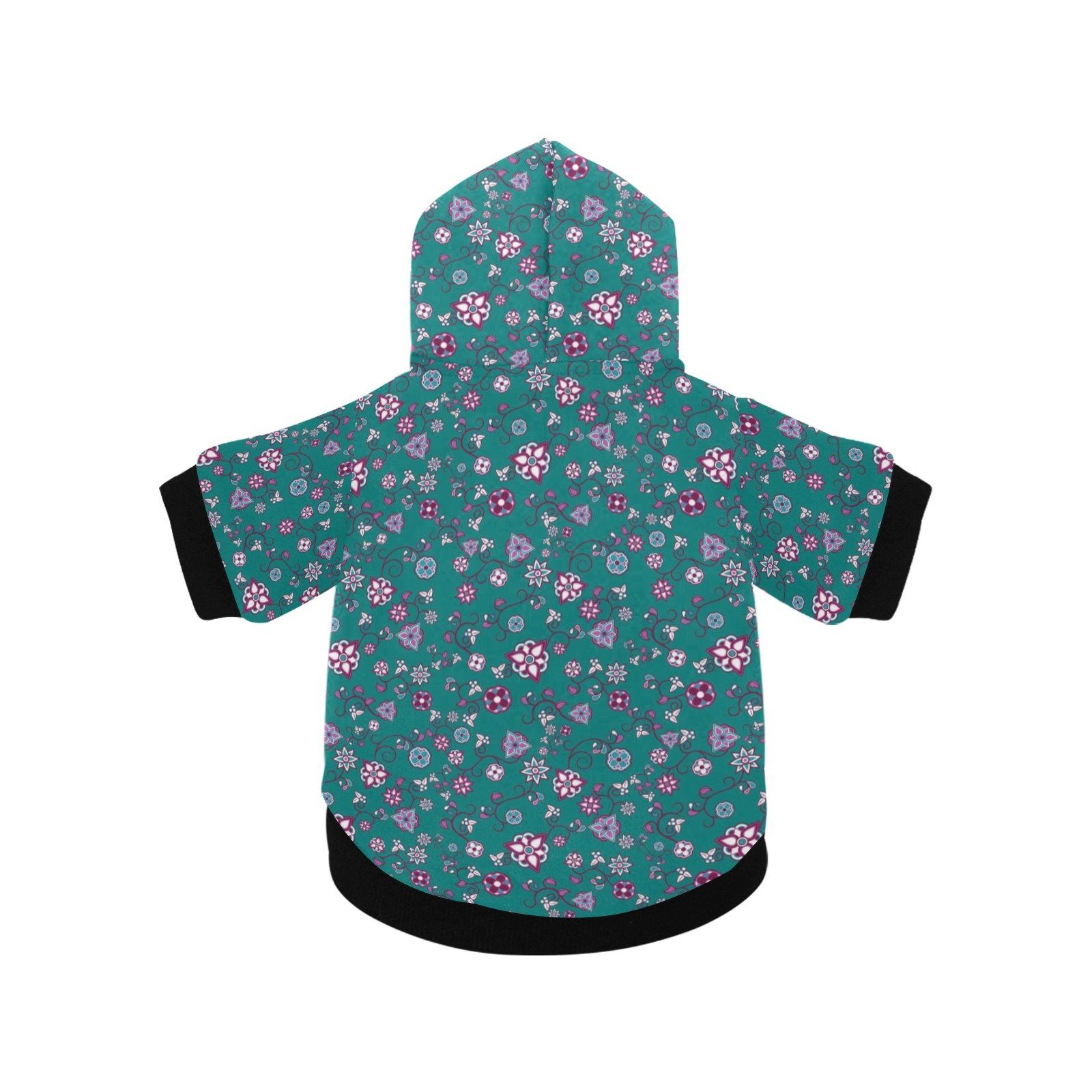 Burgundy Bloom Pet Dog Hoodie Pet Dog Hoodie e-joyer