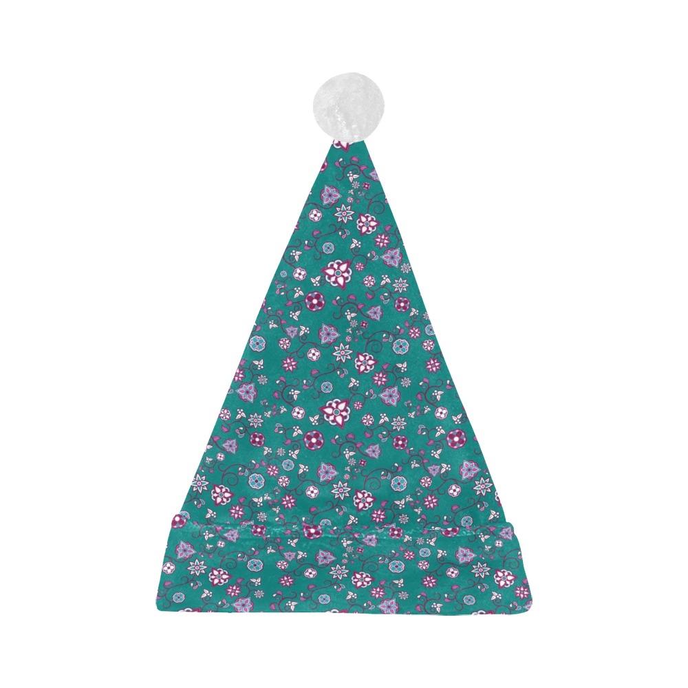 Burgundy Bloom Santa Hat Santa Hat e-joyer 