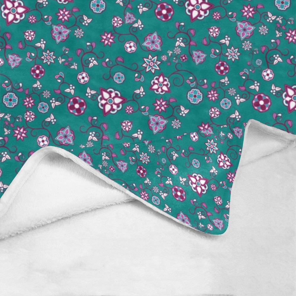 Burgundy Bloom Ultra-Soft Micro Fleece Blanket 60"x80" Ultra-Soft Blanket 60''x80'' e-joyer