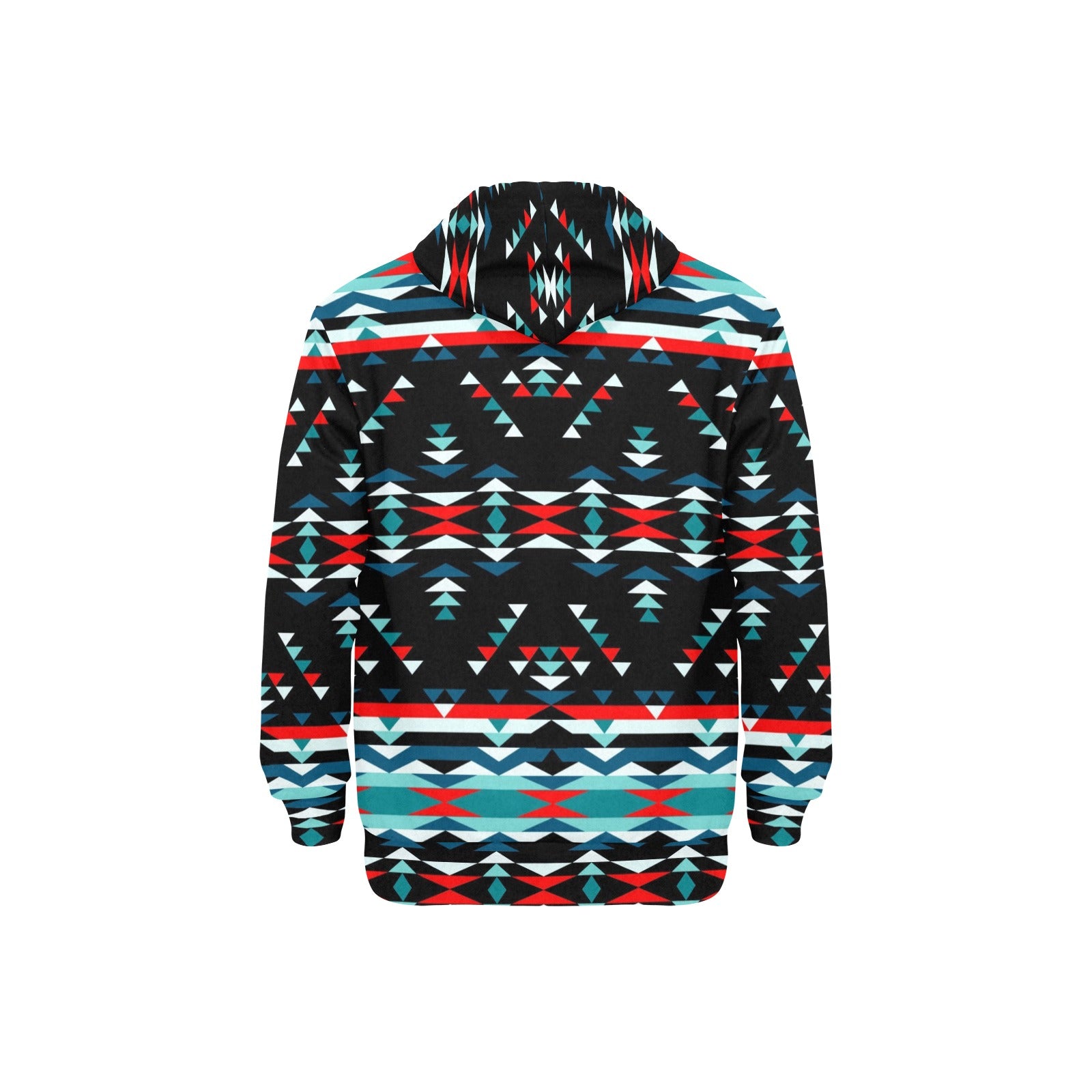 Visions of Peaceful Nights Men's Long Sleeve Fleece Hoodie