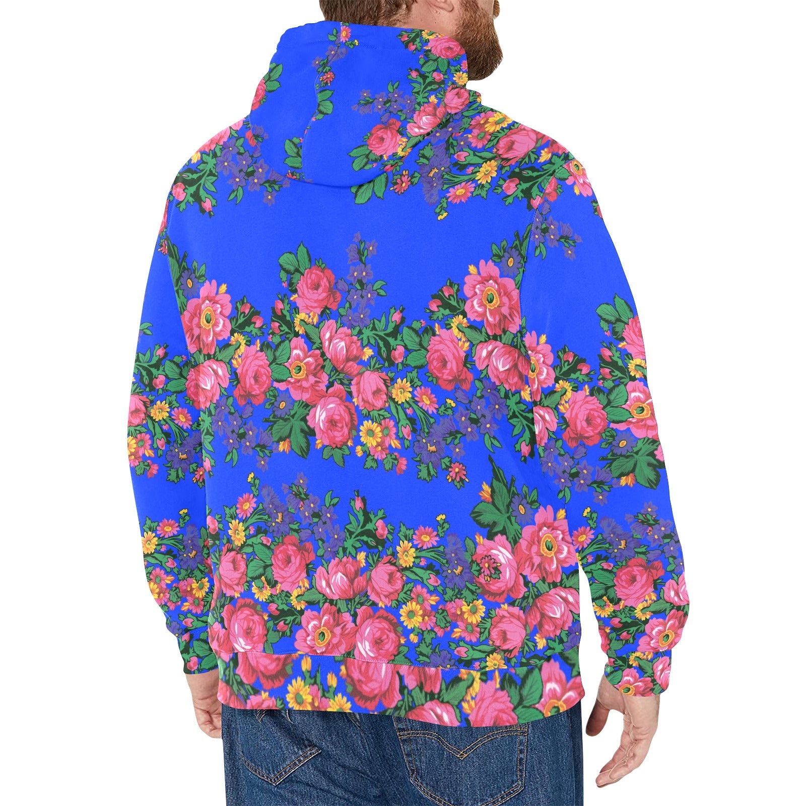 Kokum's Revenge Royal Men's Long Sleeve Fleece Hoodie