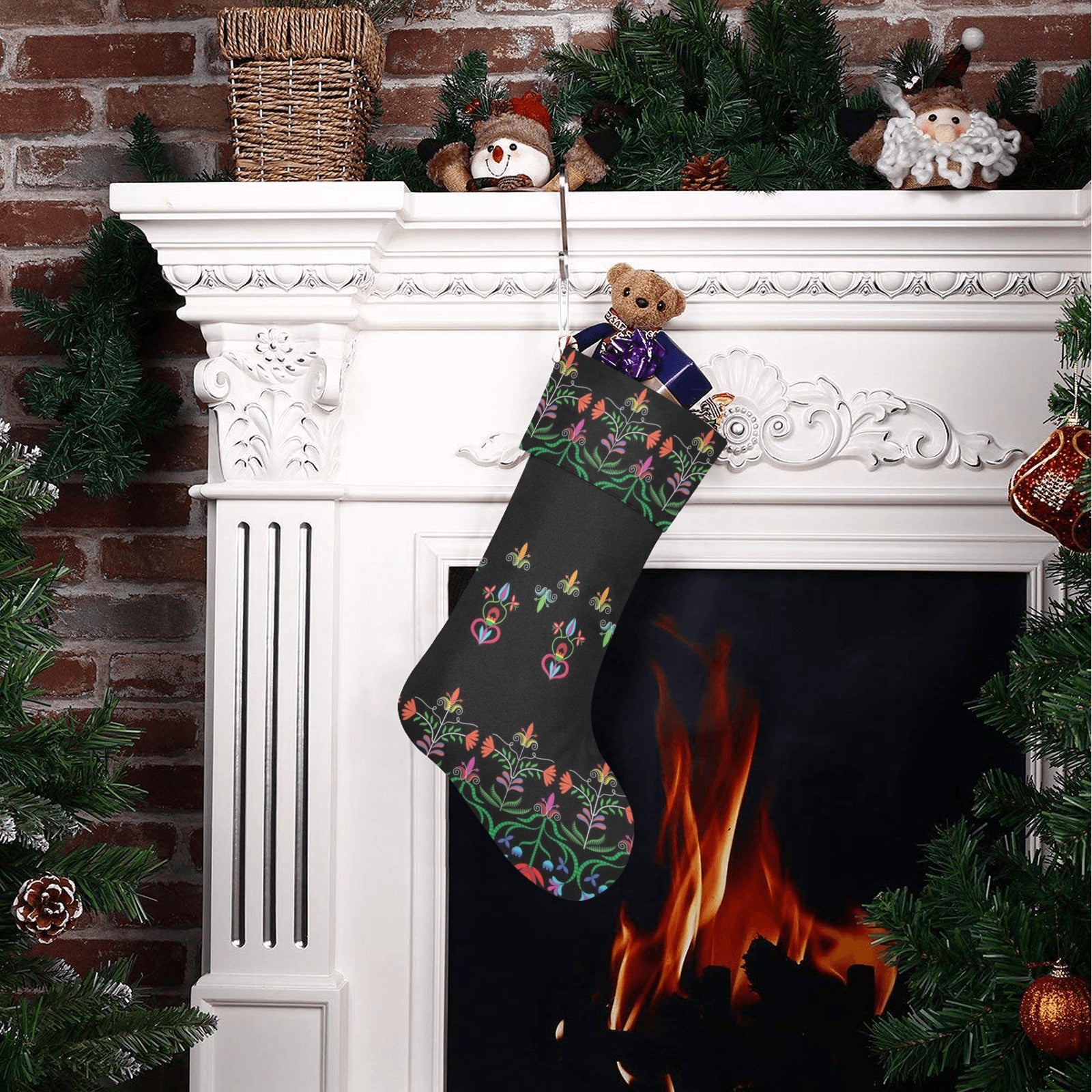 Metis Corn Mother Christmas Stocking